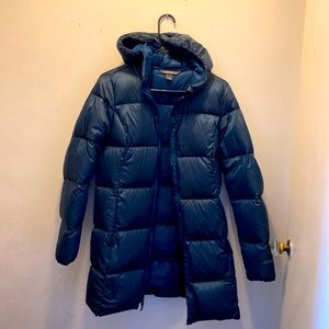 Eddie Bauer mid length down puffer coat